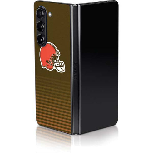 NFL Cleveland Browns Breakaway Galaxy Z Fold5 5G Skin